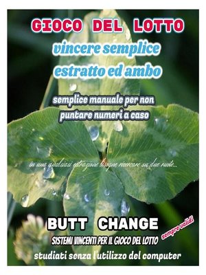 cover image of Gioco del lotto--Vincere semplice Ambo ed Estratto